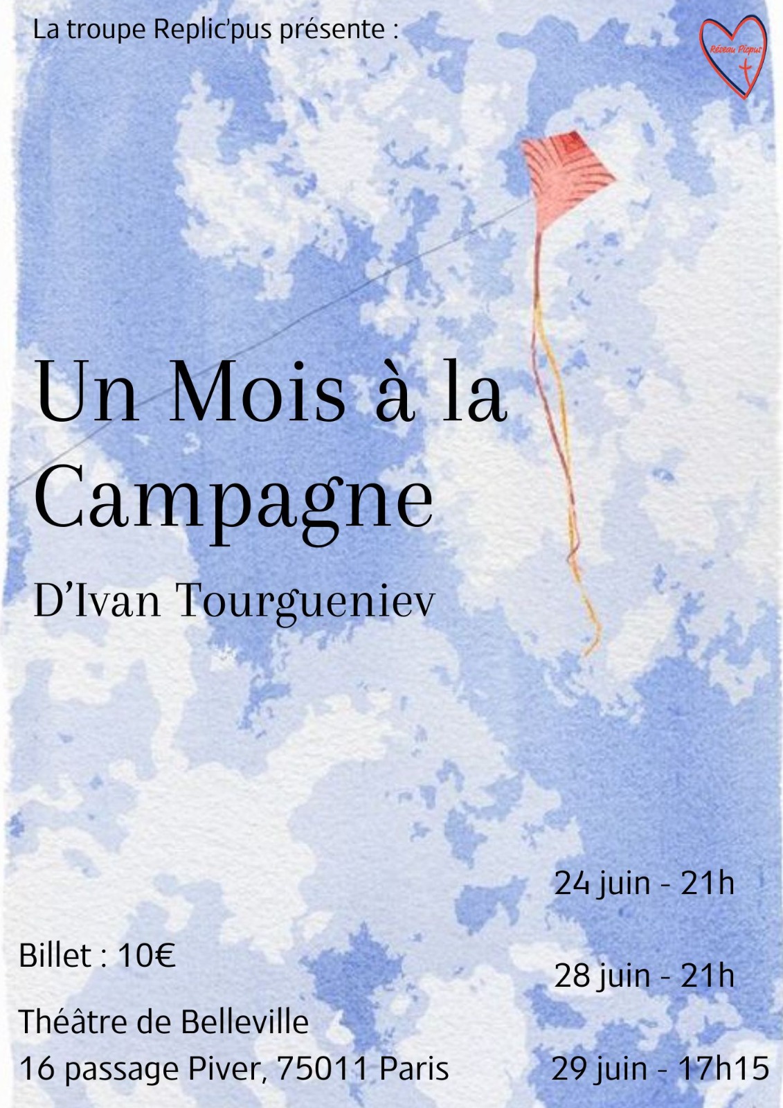 Affiche Tourgueniev